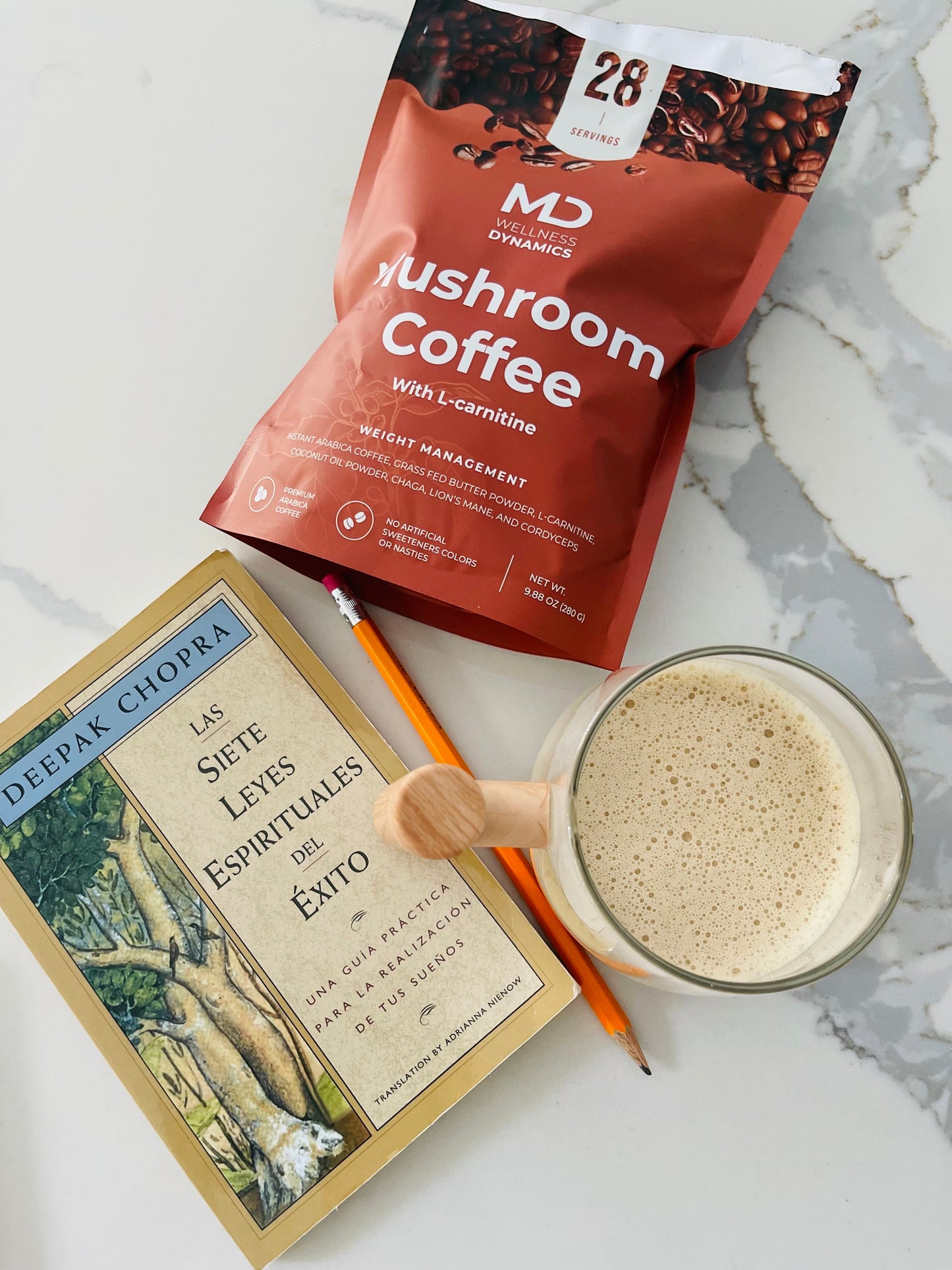 Mushroom Coffee with L-Carnitine (Café de hongos con L-Carnitine)